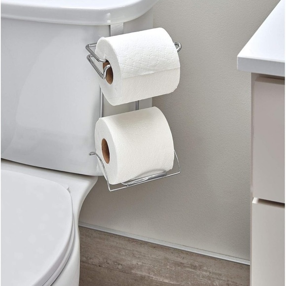 iDesign Classico Steel Toilet Paper Holder - Picture 2 of 5